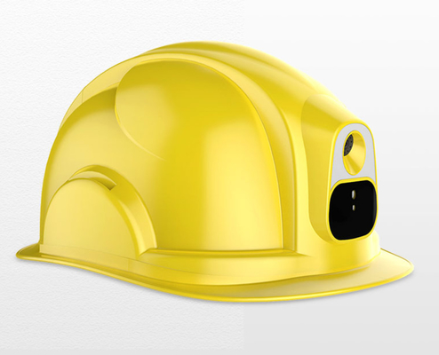 IP67 4G Helmet Camera Hard Hat Build In Camera For Construction Site